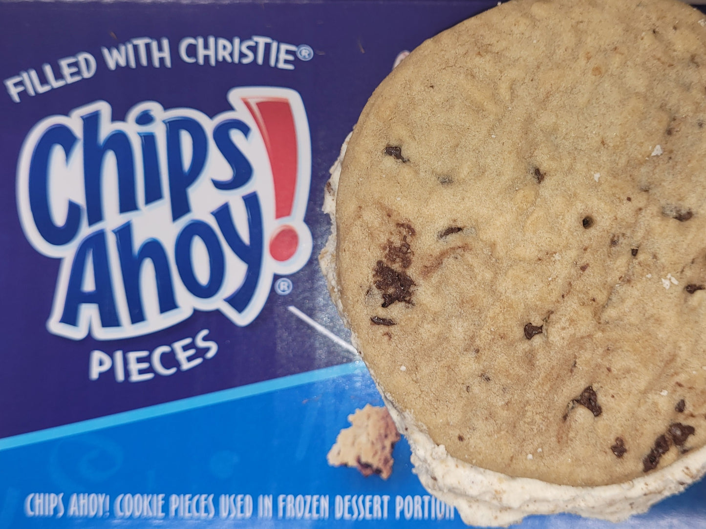 Freeze Dried Chips Ahoy Ice Cream Sandwich