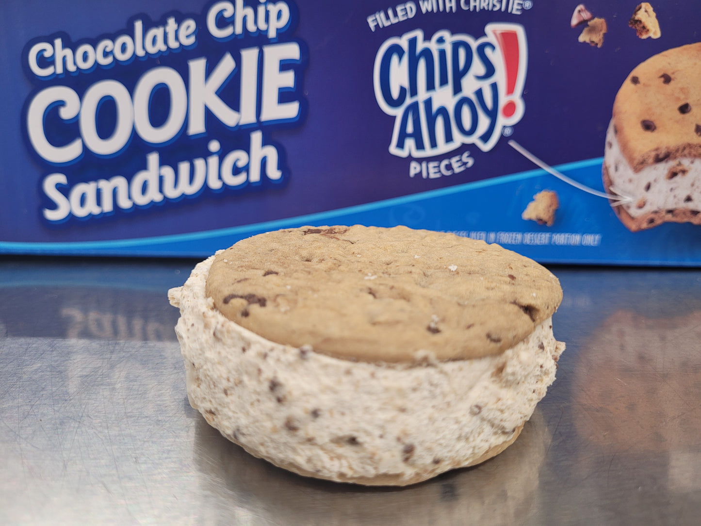 Freeze Dried Chips Ahoy Ice Cream Sandwich