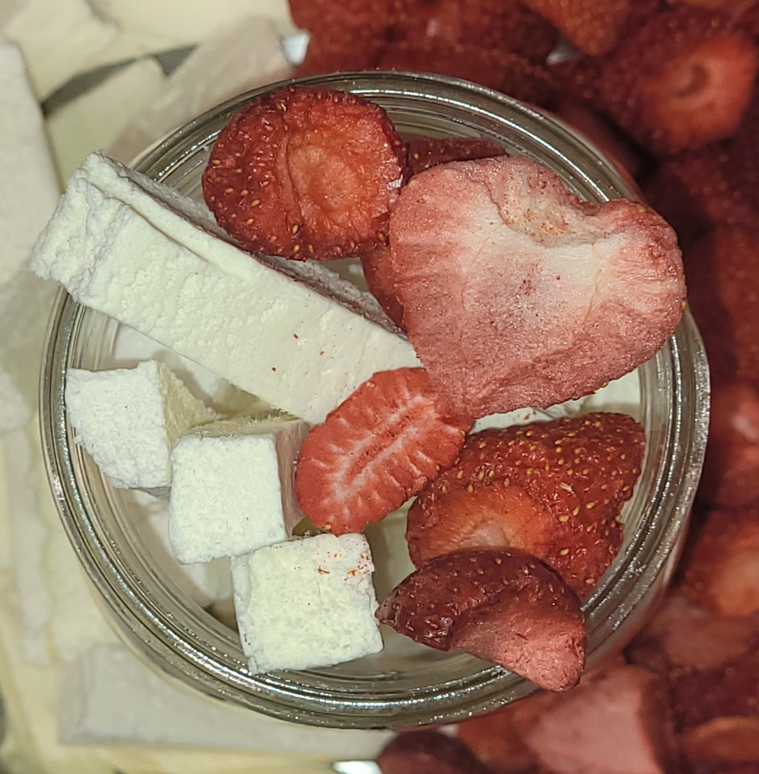 Freeze Dried Local Niagara Strawberries & Chapmans Vanilla Ice Cream Stix