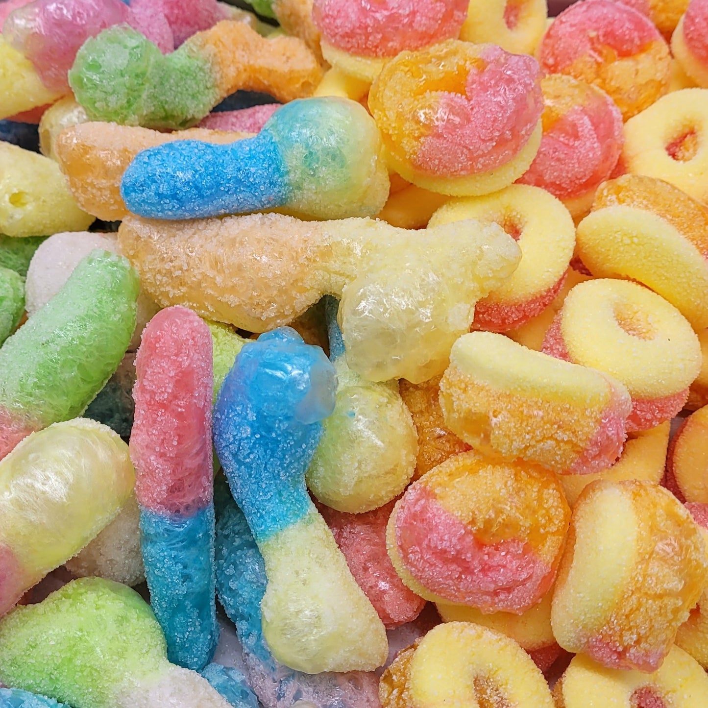 Freeze Dried Fuzzy Peach Rings