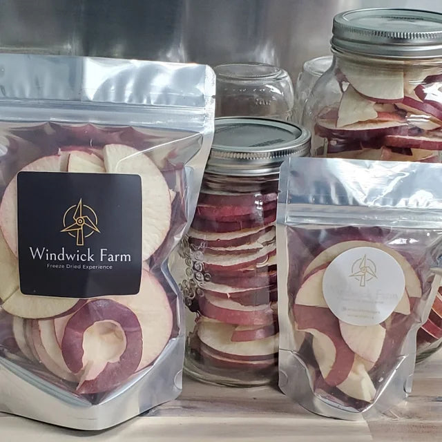 Freeze Dried Lemon Dipped Apples