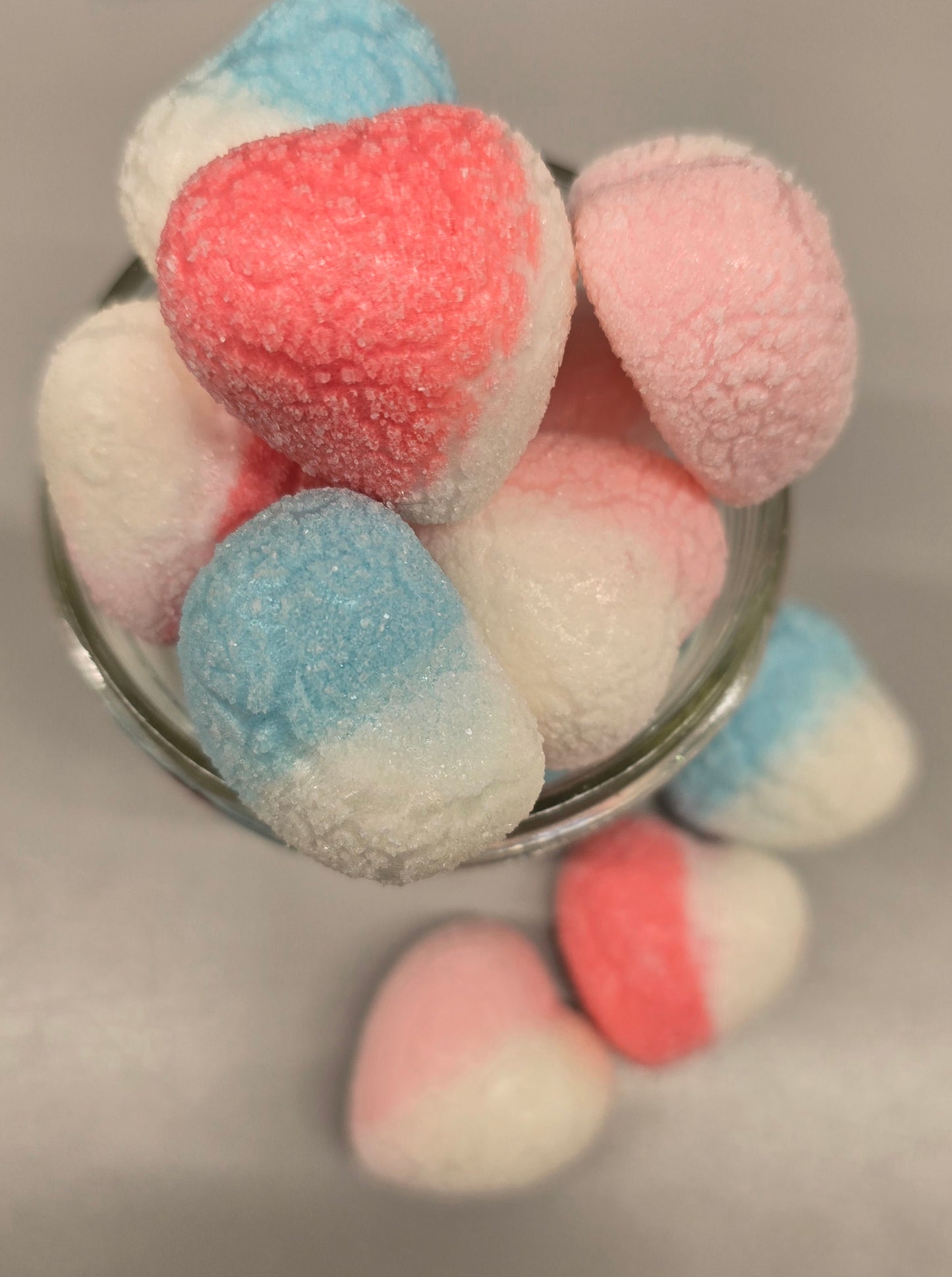 Freeze Dried Gummy Marshmallow Hearts